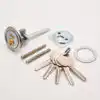 Dual Finish 6 Pin Rim Cylinder 4 HS Hardware