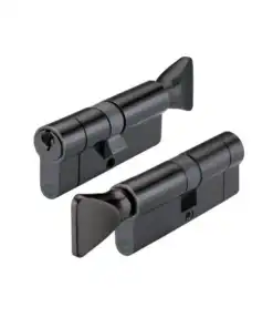 V5 Euro Key And Turn Cylinders - Black Finish (LEAD TIME: 2-3 DAYS)