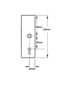 Alternative view of Vectis Passive Genuine Multipoint Gearbox - Lift Lever