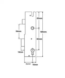 Alternative view of S.E.A Genuine Multipoint Gearbox - Lift Lever or Split Spindle