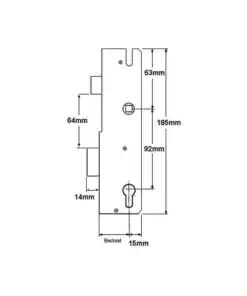 Alternative view of Genuine Multipoint Gearbox - Key Wind
