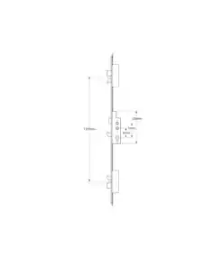Alternative view of XL Latch 2 Deadbolts 3 Hooks Double Spindle Multipoint Door Lock
