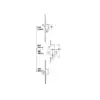 Doormaster Latch 3 Hook 2 Roller Split Spindle UPVC Professional Repair Multipoint Door Lock 6 HS Hardware