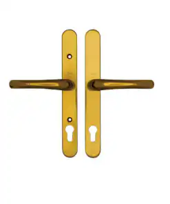 Lever UPVC Multipoint Door Handles - 92mm PZ Sprung 196-252mm Screw Centres