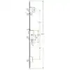 YS170 Series Round 20mm Faceplate Multipoint Door Lock - 1570mm 3 HS Hardware