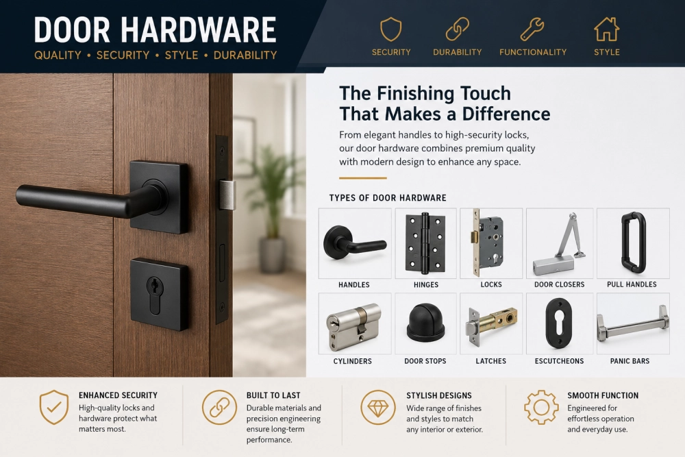 Choosing the Right Door Hardware for Your Home or Business 1 HS Hardware