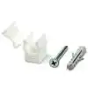 T650 Wall Fix Saddle Bracket in White (Pack of 10)