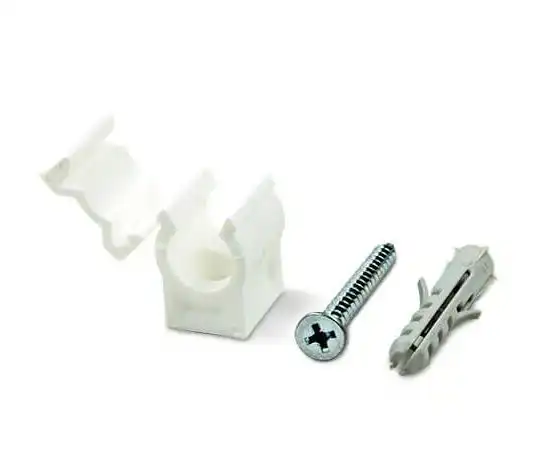T650 Wall Fix Saddle Bracket in White (Pack of 10) 1 T650 Wall Fix Saddle Bracket in White (Pack of 10)
