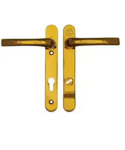 Secure TS007 2* Lever Lever UPVC Multipoint Door Handles - 92mm PZ Sprung 122mm Screw Centres