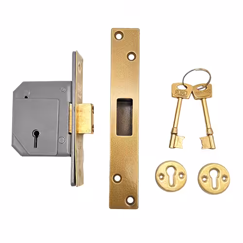 3G114 Non British Standard 5 Lever Mortice Deadlock