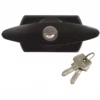 Garage Door T Handle - Square Spindle - Short Lugs - Rear Fix