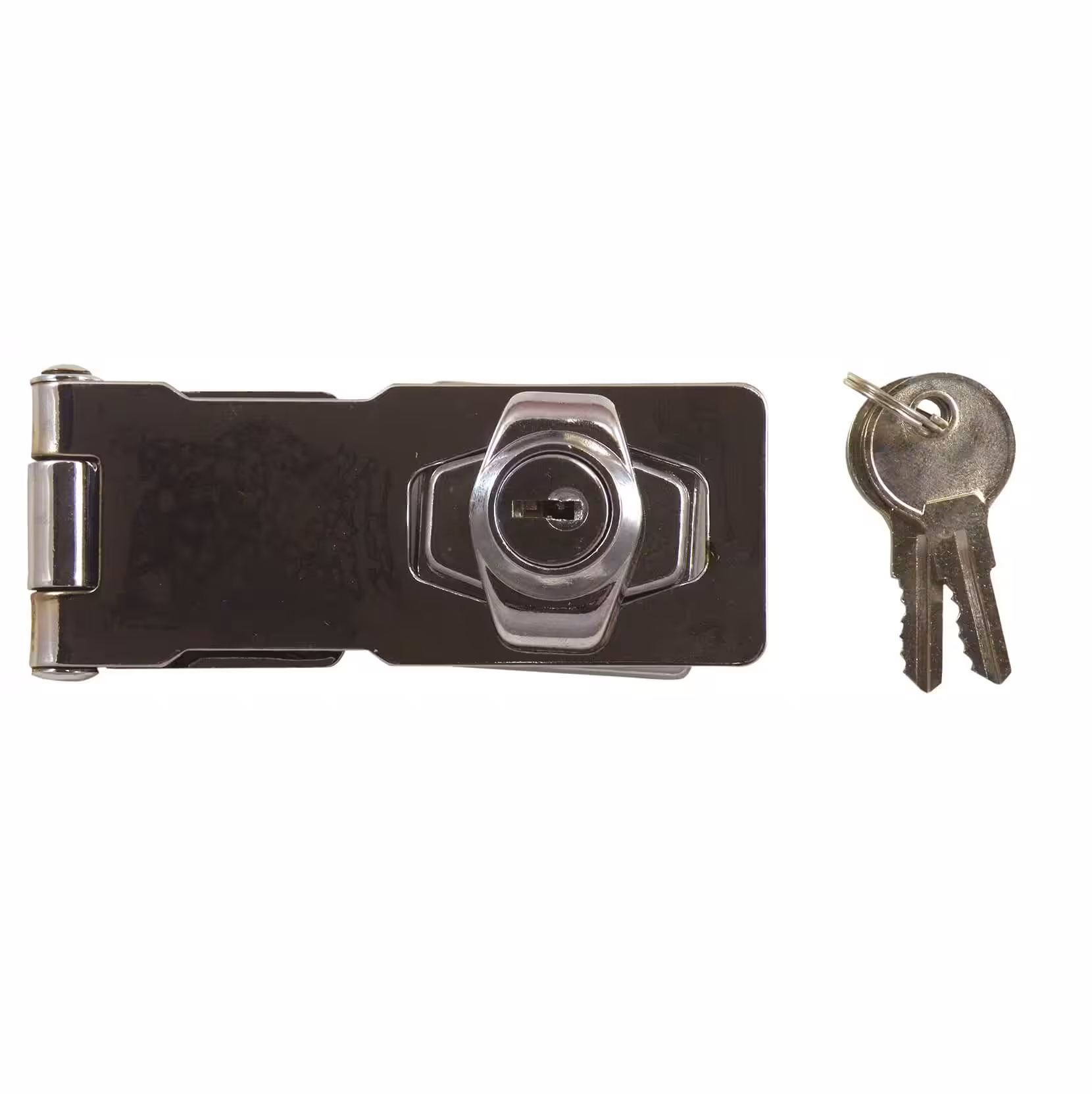 Locking Hasp & Staple Chrome