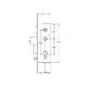 Gibbons Monalock Copy Gearbox With Snib For Aluminium Doors - Lift Lever or Double Spindle