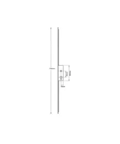Cobra Passive Multipoint Door Lock - with Attachments for Shootbolts