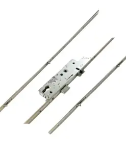Z-TS Latch Deadbolt 4 Rollers Flat 16mm Faceplate Multipoint Door Lock - Key Wind