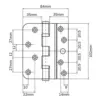 Composite Door Hinge