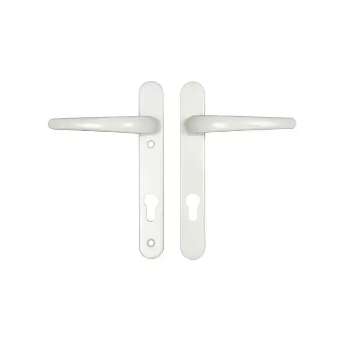 Classic Lever Lever UPVC Multipoint Door Handles - 92mm PZ Sprung 122mm Screw Centres