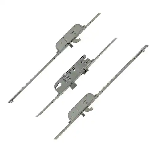 C-TS Latch Deadbolt 2 Hooks 2 Rollers Split Spindle 16mm/24mm Top Hat Faceplate Multipoint Door Lock