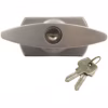 Garage Door T Handle - Diamond Spindle - Long Lugs - Rear Fix