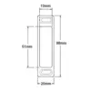 UPVC Deadbolt Keep