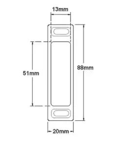 UPVC Deadbolt Keep