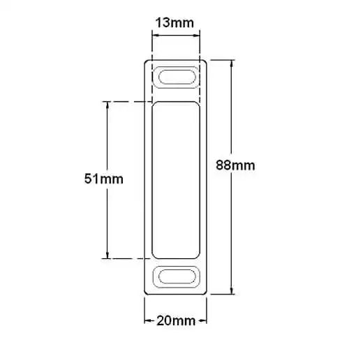 UPVC Deadbolt Keep