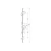 Cobra Latch Deadbolt 2 Hooks Lift Lever Split Spindle Multipoint Door Lock Short Version 1340mm