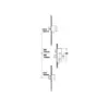 Thunderbolt Latch 5 Deadbolts Split Spindle Universal UPVC Repair Multipoint Lock