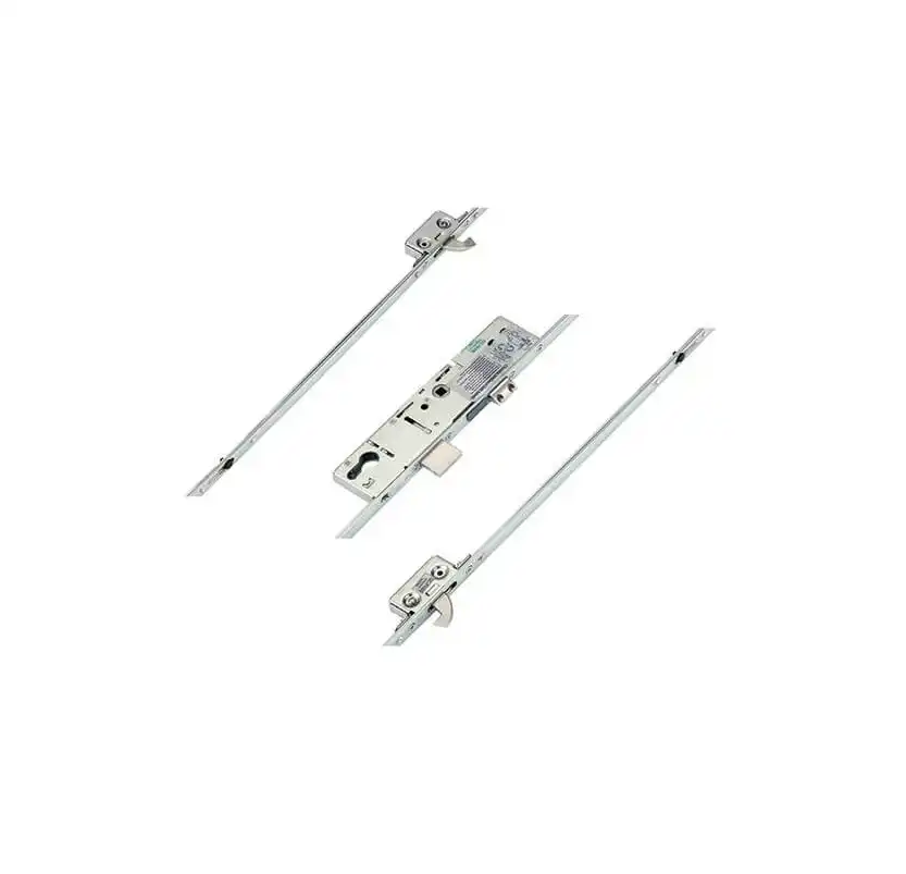 Latch Deadbolt 2 Small Hooks Split Spindle Multipoint Door Lock - Option 1 (top hook to spindle = 570mm)