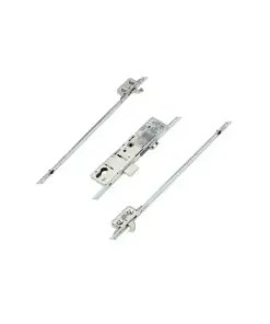 Latch Deadbolt 2 Small Hooks Split Spindle Multipoint Door Lock - Option 1 (top hook to spindle = 570mm)