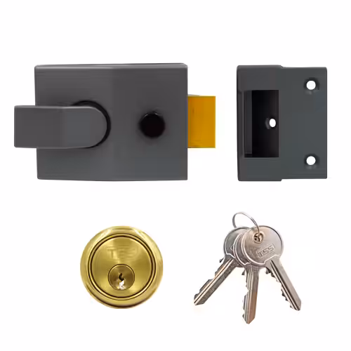 6 Pin Modern Deadlocking Nightlatch 60mm