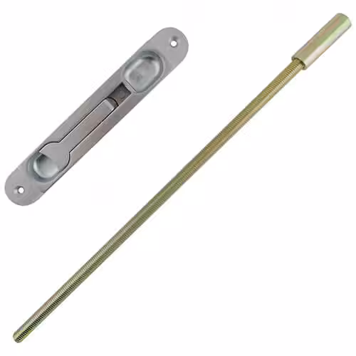 Flush Bolt for Aluminium Metal Doors - 144mm