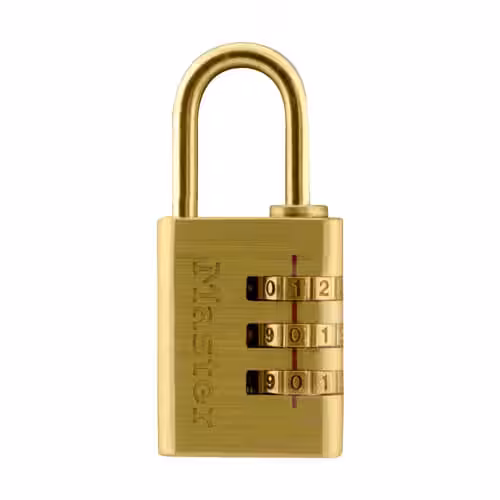 630EURD 30mm Open Shackle Combination Brass Padlock