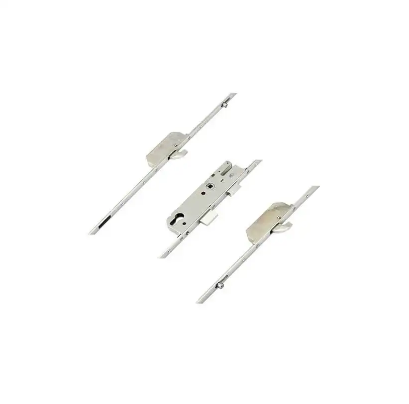 Europa Latch Deadbolt 2 Hooks 2 Outboard Rollers Lift Lever Multipoint Door Lock - Option 2 (top hook to spindle = 570mm)
