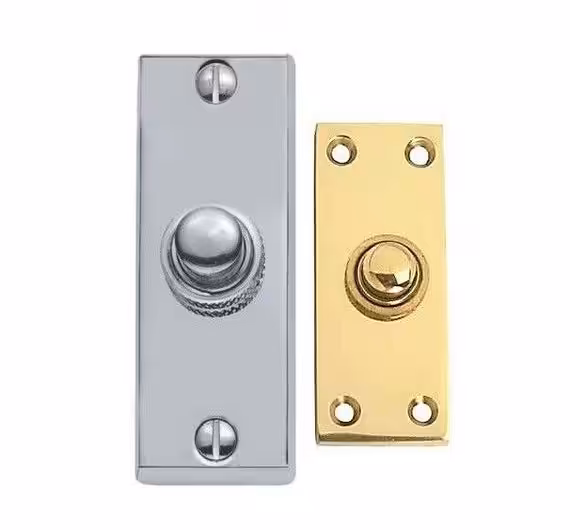 Oblong Bell Push 75 x 25 mm Available In Various Finishes
