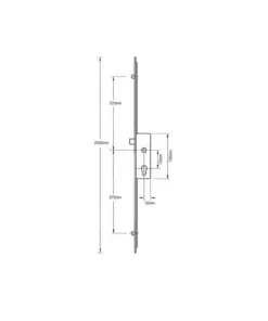 Ferco Latch 2 Rollers Multipoint Door Lock
