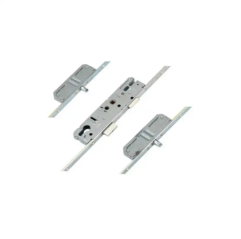 Latch Deadbolt 2 Pin Bolts Key Wind Operated Multipoint Door Lock