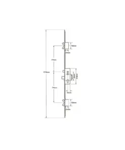 Timber/Composite Affinity Bastion Latch Deadbolt 4 Hooks Double Spindle Multipoint Door Lock