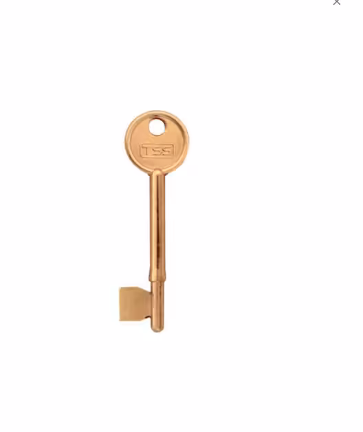 Genuine Brass Mortice Key Blank