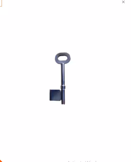 4 Gauge Rim Lock Key Blank 19mm Bit
