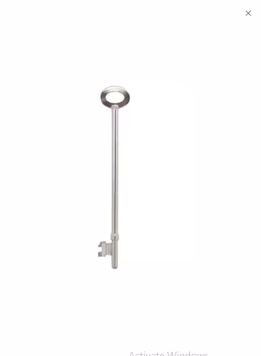 FB4 Fire Brigade Rim Latch Long Key