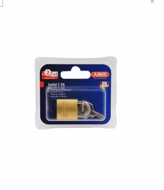 Series 25mm Open Shackle Brass Padlock