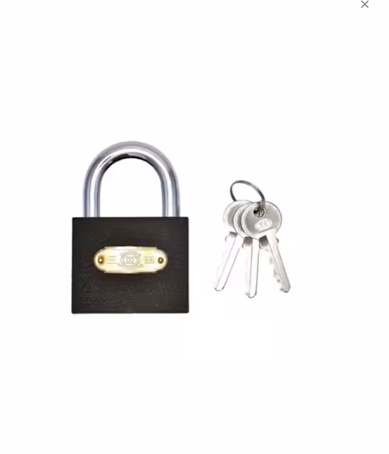 63mm Iron Padlock - Open Shackle