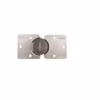 736EURD Round Shackleless Padlock & Hasp Set