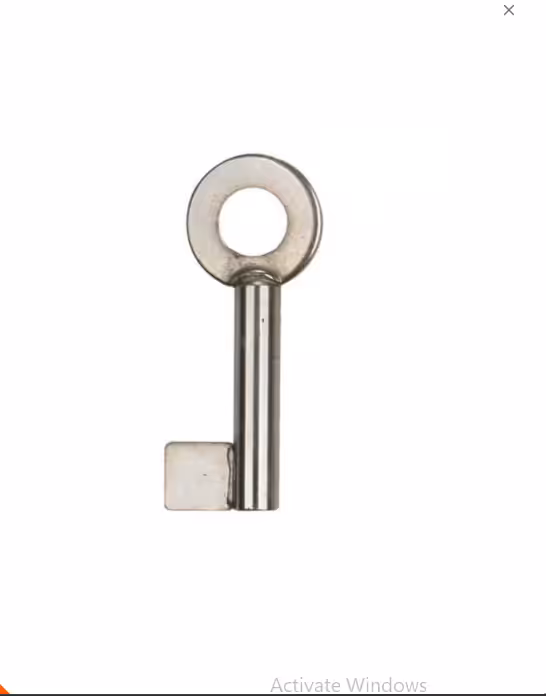 10 Gauge Pipe Cabinet Key Blank Small Bit