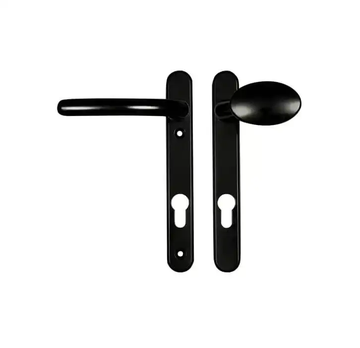 Windsor Lever Moveable Pad UPVC Multipoint Door Handles - 92mm PZ Sprung 122mm Screw Centres