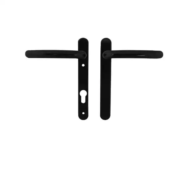 Windsor Blank Lever Lever UPVC Multipoint Door Handles - 92mm PZ Sprung 122mm Screw Centres