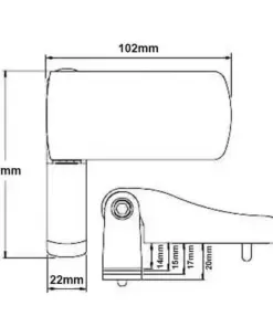 Anchorage 3D Flag Hinge for UPVC Doors