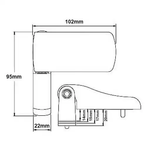 Anchorage 3D Flag Hinge for UPVC Doors