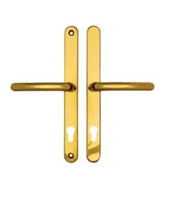 Universal Lever Lever UPVC Multipoint Door Handles - 92mm PZ Sprung 265mm Screw Centres